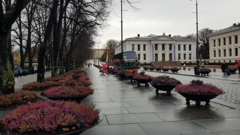 The clean streets of downtown Oslo at Karl Johan’s Gate, Norway. 25 cleanest cities worldwide