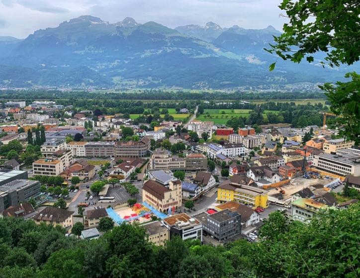 A View of Vaduz City - Vaduz, Liechtenstein. 23 cleanest cities worldwide