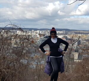 A view of the city from High Castle Hill and Gardens. Ukraine, the breadbasket of Europe