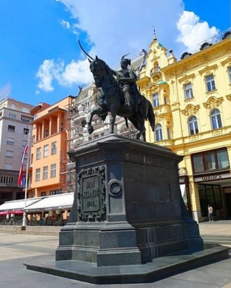 Ban Josip Jelacic Square - Croatia. 50 safest countries around the world