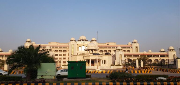 Buildings downtown Islamabad , Pakistan. Pakistan, home to the world’s youngest Nobel Laureate