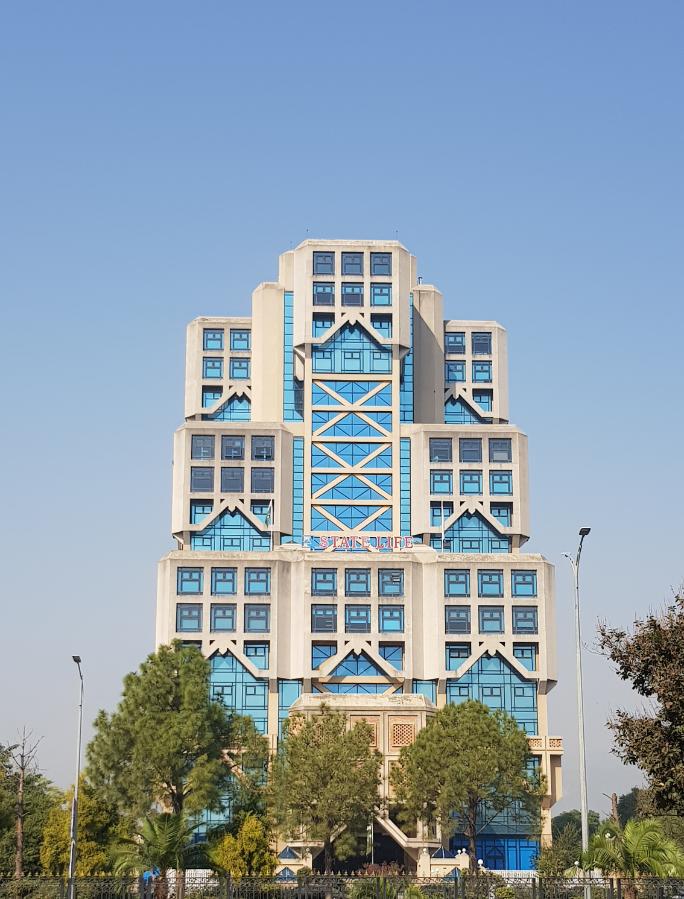 Buildings downtown Islamabad, Pakistan. Pakistan, home to the world’s youngest Nobel Laureate