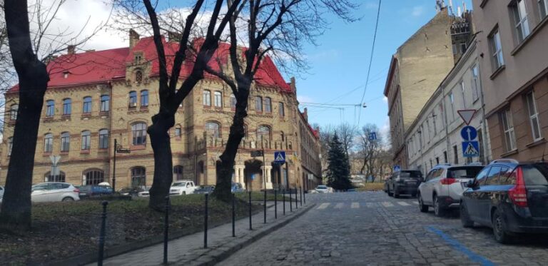 Buildings in around downtown Lviv. Ukraine, the breadbasket of Europe