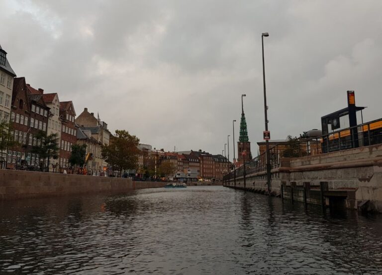 Denmark the land of the Vikings. Canal cruise on the Nyhavn Canal