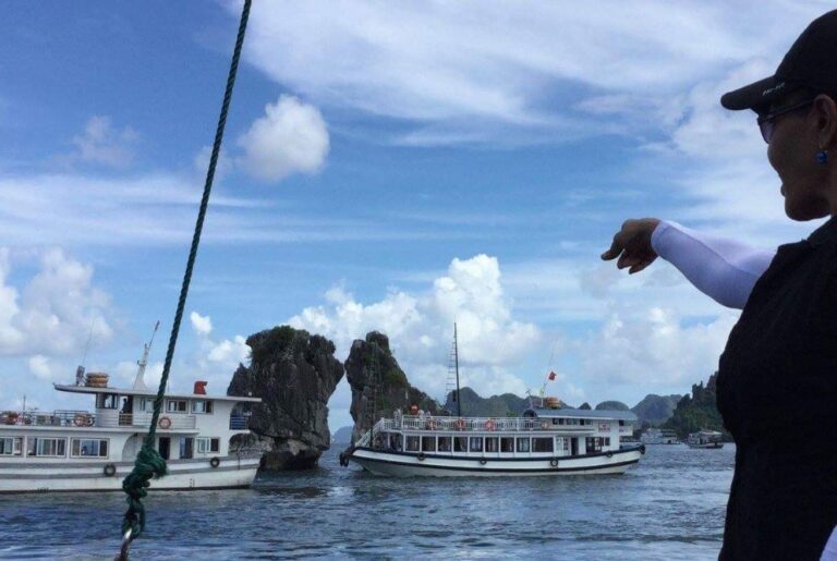 CoraDexplorer at Halong Bay -Vietnam. 15 cheapest countries to visit worldwide.