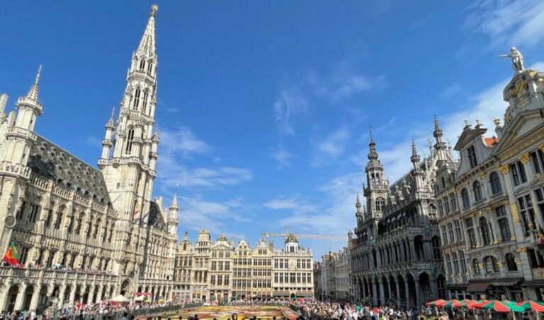 Grand Place - Brussels, Belgium. 50 safest countries around the world