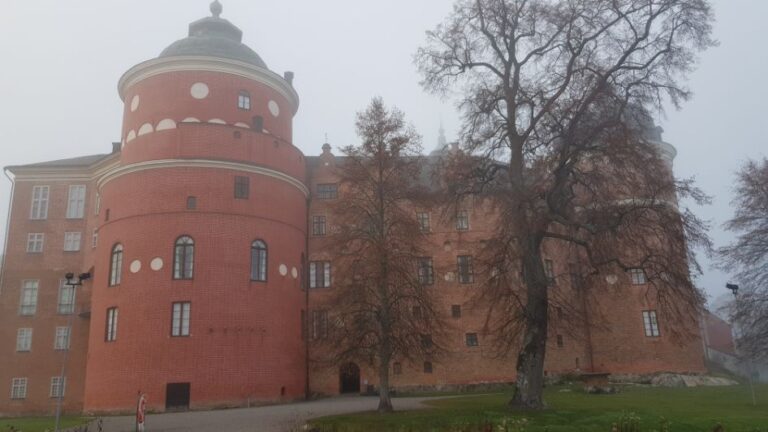 Gripsholm Castle. Sweden is a cold and cashless society.