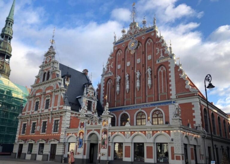 House of the Black Heads - Riga, Latvia. 50 safest countries around the world