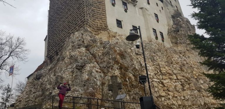 built on a rock Bran “Dracula” Castle