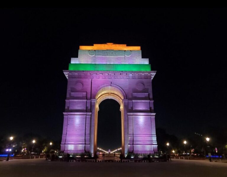 India Gate (night). India, the most populated country on earth