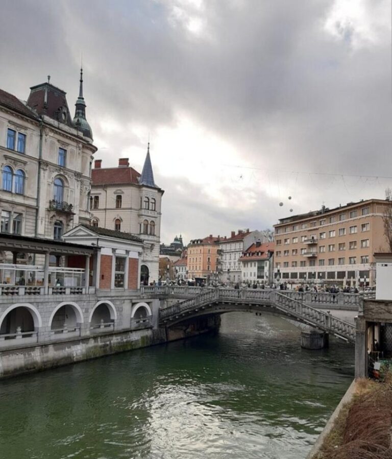 Ljubljana Old Town - Slovenia. 50 safest countries around the world