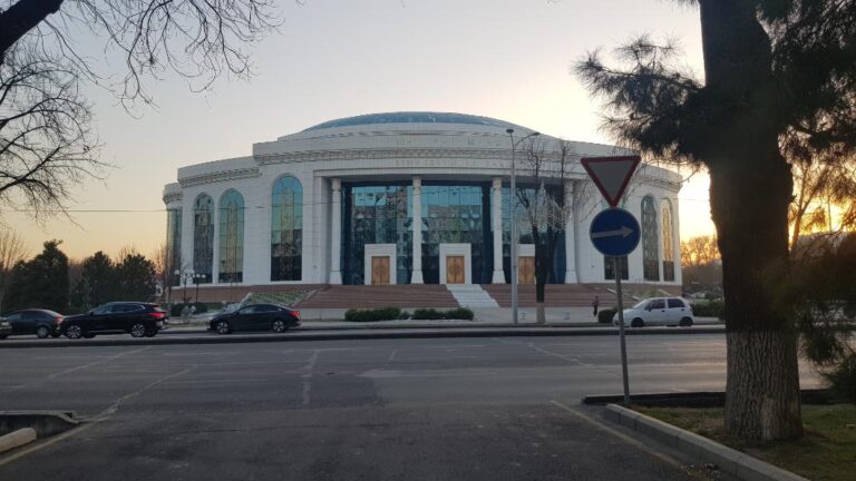 Ma’rifat Markazi (National Library) - Tashkent. Uzbekistan, the country in the heart of Central Asia