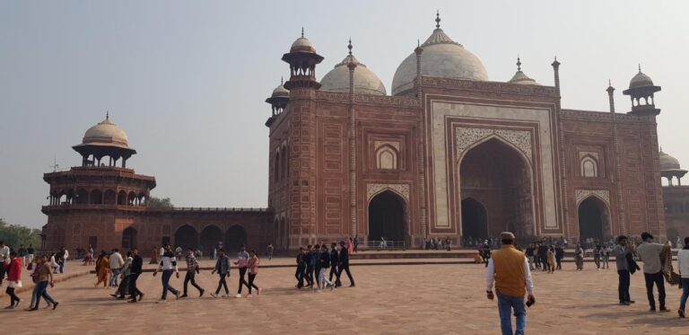 Mehmaan Khana Guest house at the Taj Mahal - Agra. India, the most populated country on earth