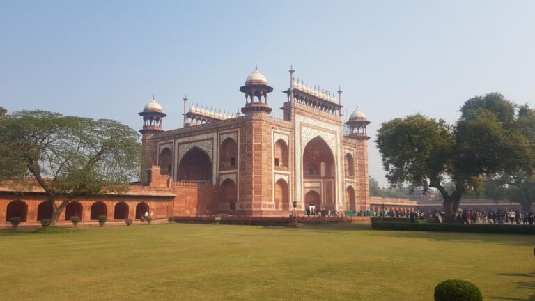 Mughal Architecture of Taj Mahal. India, the most populated country on earth