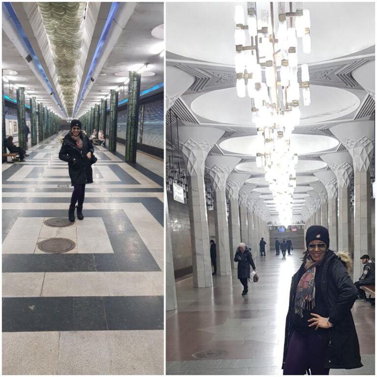 Tashkent gorgeous metro stations. Uzbekistan, the country in the heart of Central Asia