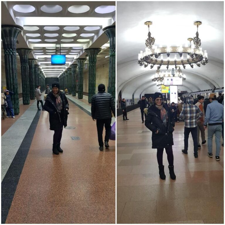 Tashkent gorgeous metro stations. Uzbekistan, the country in the heart of Central Asia