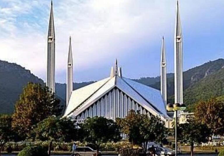 The Faisal Mosque. Pakistan, home to the world’s youngest Nobel Laureate