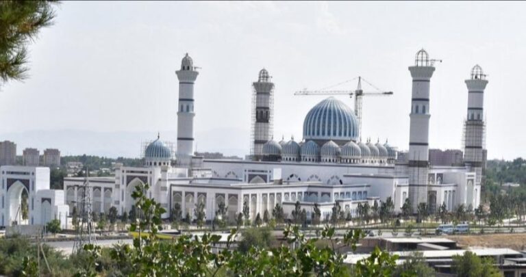 The Imam Azam Mosque or the Grand Mosque (biggest Mosque in Tajikistan and second-biggest in Central Asia). Tajikistan, the Smallest Country in Central Asia