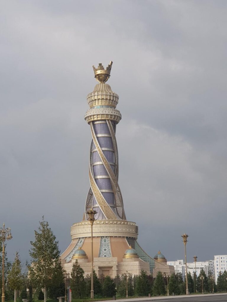 The Independence and Freedom Monument. Tajikistan, the Smallest Country in Central Asia