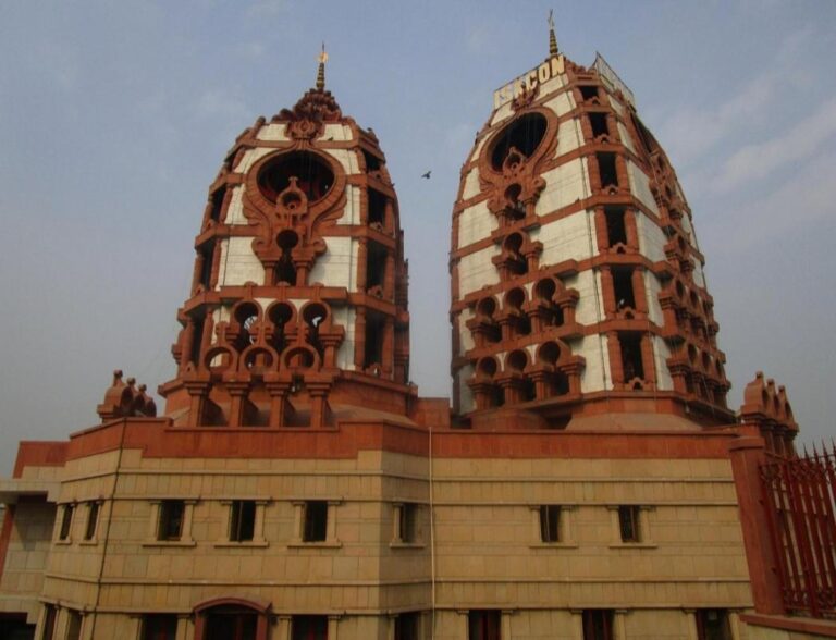 The Iskcon Temple. India, the most populated country on earth