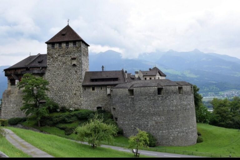 The Vaduz Castle - Liechtenstein. 50 safest countries around the world