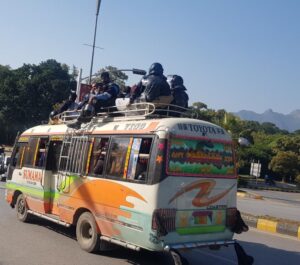 The only fun-way to ride a bus in Pakistan.. Pakistan, home to the world’s youngest Nobel Laureate