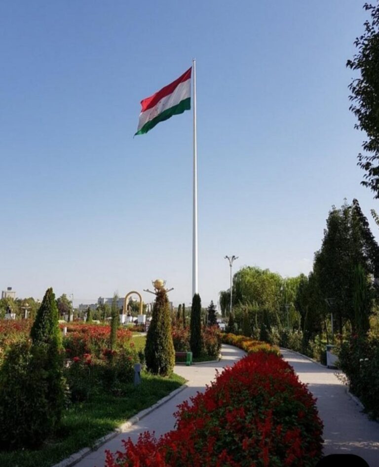 The second-tallest flagpole in the world - Dushanbe, Tajikistan. Tajikistan, the Smallest Country in Central Asia