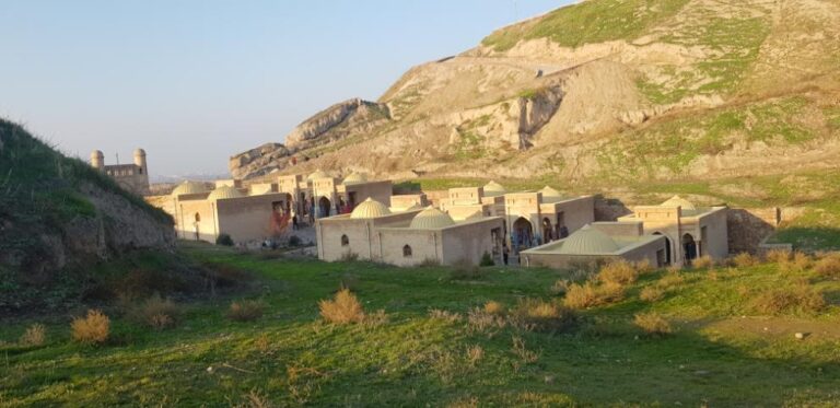 The view from Hisor. Fortress . Tajikistan, the Smallest Country in Central Asia