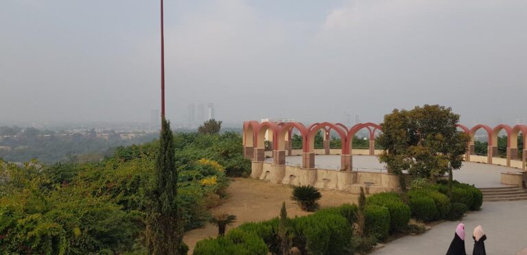 The view from the Monument of Pakistan. Pakistan, home to the world’s youngest Nobel Laureate