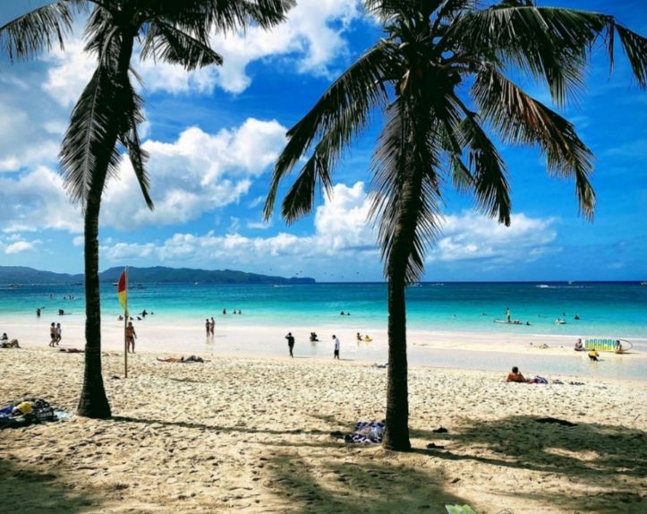 White Beach - Boracay, Philippines . 15 cheapest countries to visit worldwide.