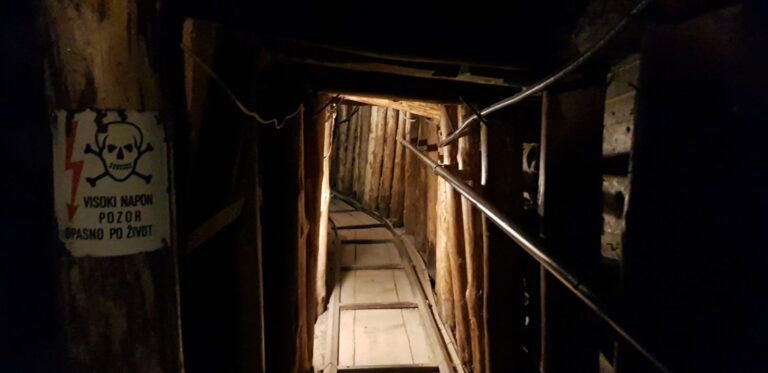 inside the Tunnel of Hope - Sarajevo. solo traveller in Sarajevo, Bosnia and Herzegovina.